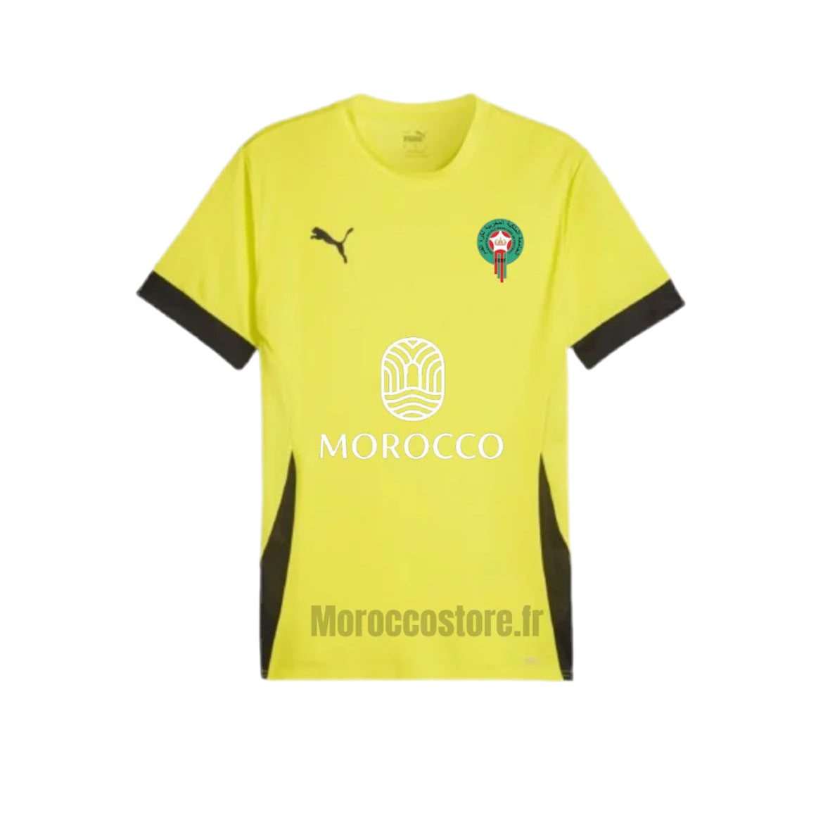 Maillot Maroc Jaune authentique 2024/25