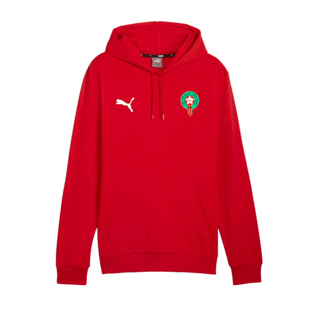 Sweat à capuche rouge Maroc authentique 2024/25